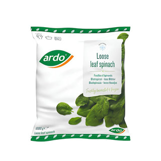 (ARDO) Frozen Loose Leaf Spinach [1kg/pack]
