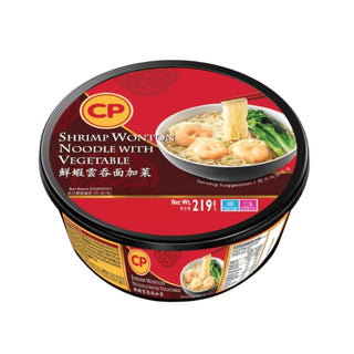 (CP) Shrimp Wonton Noodle with Vegetable [219g/pack]