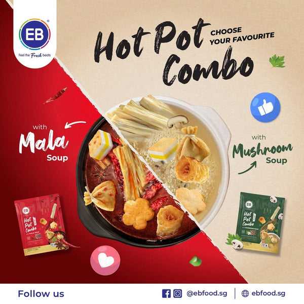 (EB FOOD) Hot Pot Balls Combo (5 in 1) With Soup Base [600g/pack]