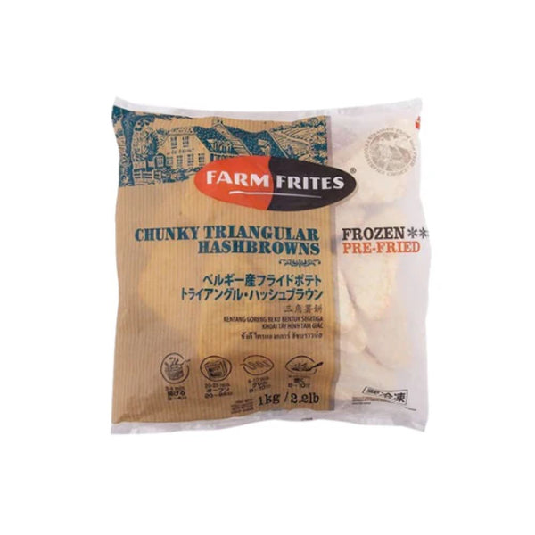 (FARM FRITES) Chunky Triangular Hashbrowns [1kg/pack]