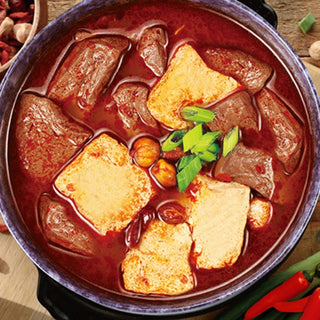 (HUA CHEN) Spicy Duck Blood and Tofu [500g/pack]