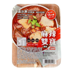 (HUA CHEN) Spicy Duck Blood and Tofu [500g/pack]