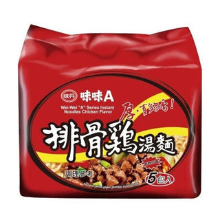 (WEI-WEI A) Artificial Original Chicken Flavor Noodles [5pcs/pack]