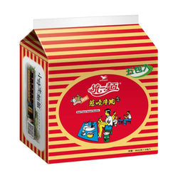 (UNI-PRESIDENT) Beef Flavor Instant Noodles [5pcs/pack]