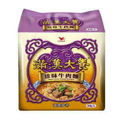 (UNI-PRESIDENT) Premium Beef Flavor Instant Noodles [3pcs/pack]