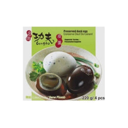 (GONGFU) Preserved Duck Eggs (Century Egg) [4pcs/pack]