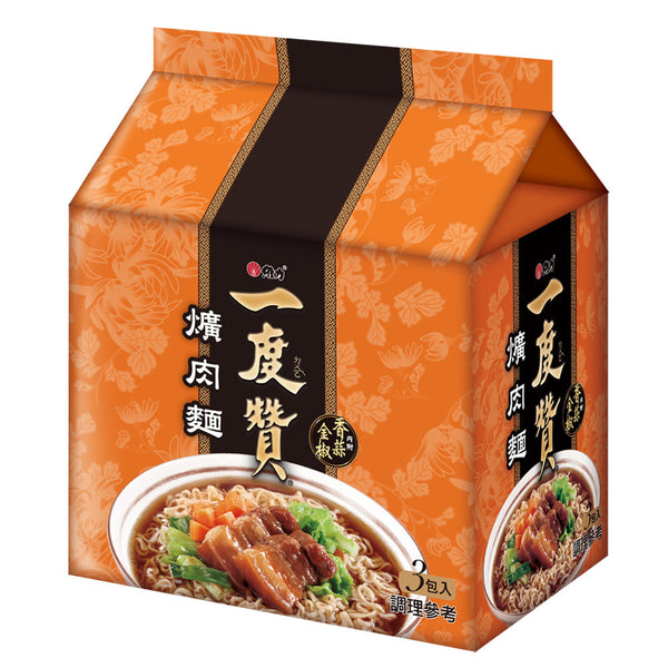 (WEI LIH) Stewed Pork Flavor Instant Noodle [3pcs/pack]