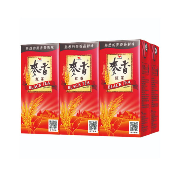 (UNI-PRESIDENT) Black Tea [375ml*6pcs/pack]