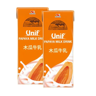 (UNI PRESIDENT) Papaya Milk Drink [250ml/pack]