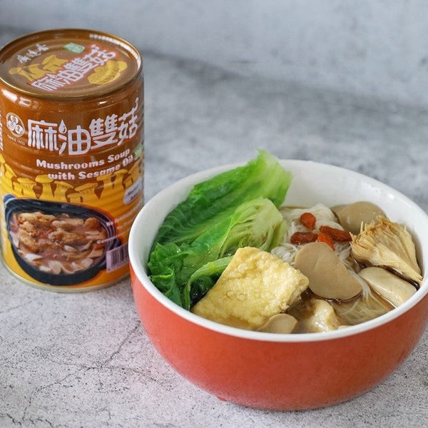 (KTH) Mushroom Soup With Sesame Oil [400g/can]