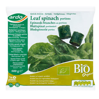 (ARDO) Frozen Leaf Spinach [600g/pack]