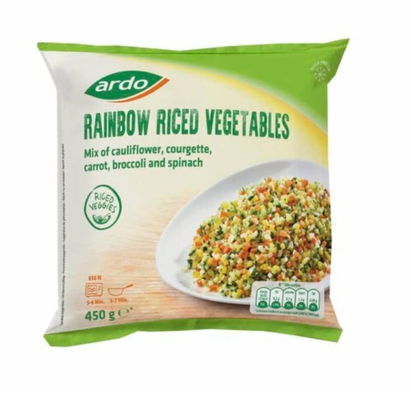 (ARDO) Rainbow Riced Vegetables [450g/pack]