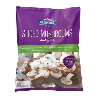 (EMBORG) Sliced Mushrooms [450g/pack]